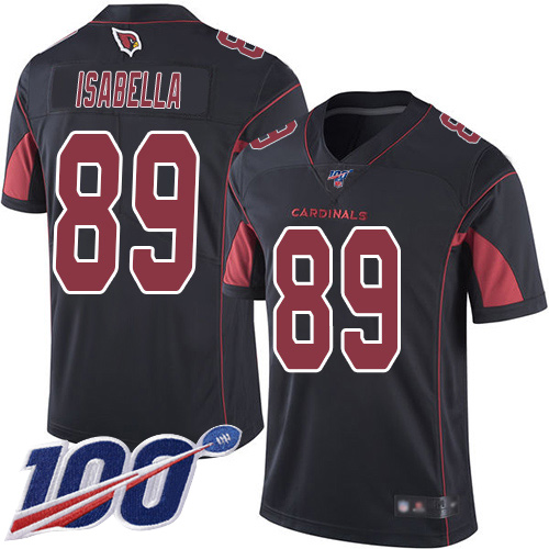 Arizona Cardinals Limited Black Men Andy Isabella Jersey NFL Football #89 100th Season Rush Vapor Untouchable->arizona cardinals->NFL Jersey